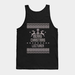 Merry Christmas LECTURER Tank Top